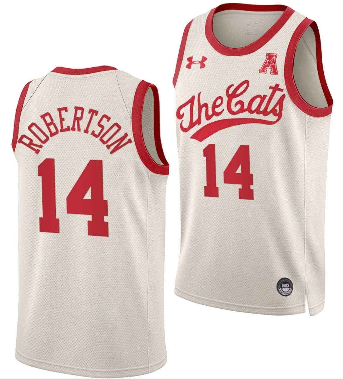Oscar Robertson Jersey Cincinnati Bearcats College Basketball White Throwback 70s #14 by My store basketball