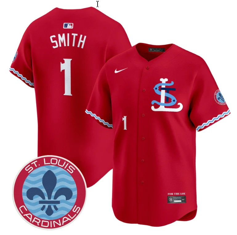 Ozzie Smith Jersey #1 St. Louis Cardinals City Connect Vapor Premier Limited Stitched by My Store