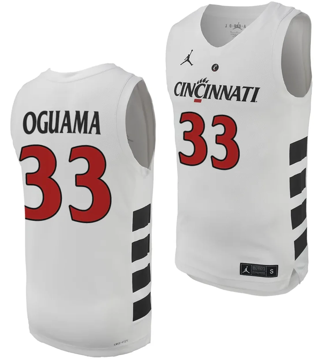 Ody Oguama Jersey #33 Cincinnati Bearcats College Basketball Replica by My store basketball