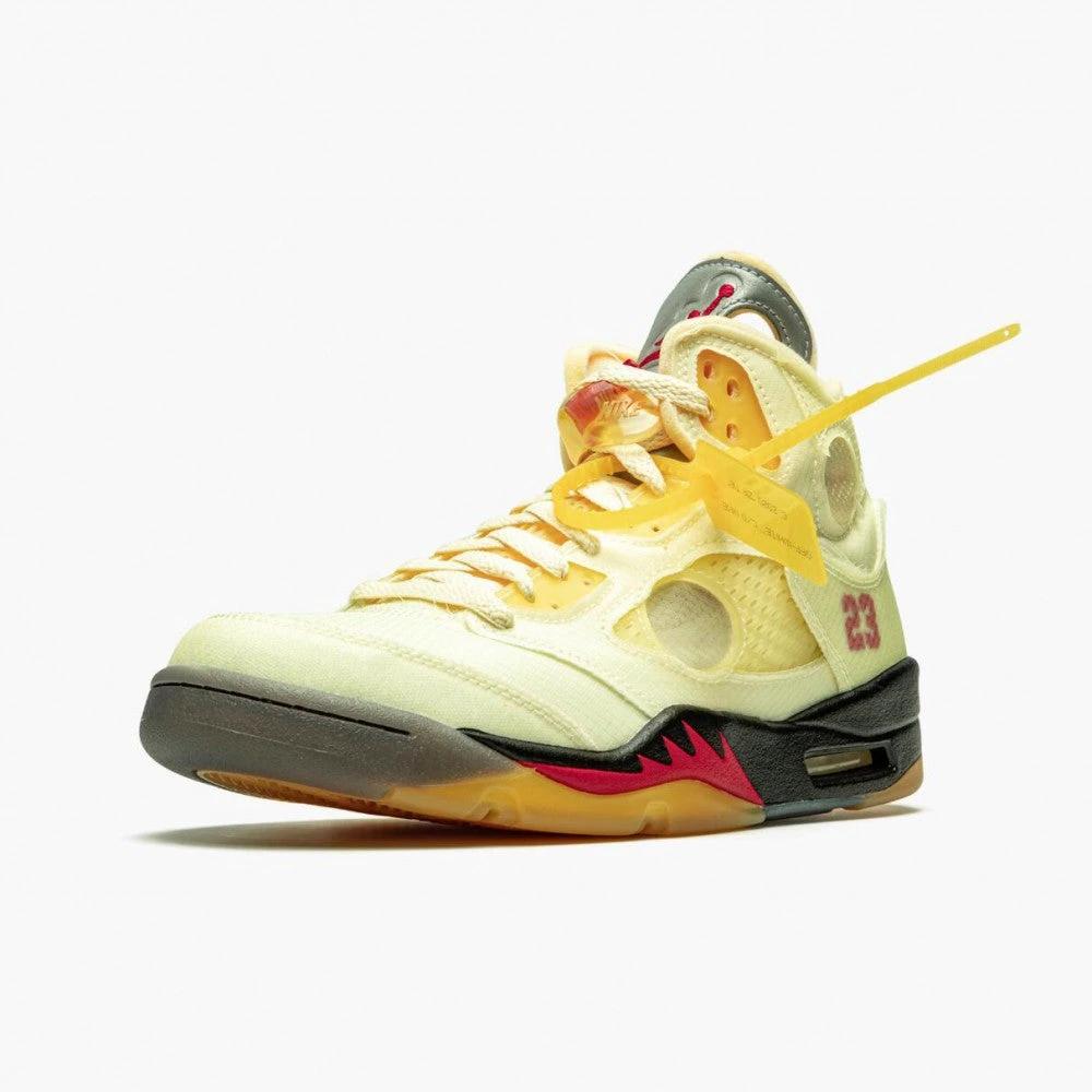 OFF-WHITE x Air Jordan 5 Retro Sail by Air Jordan