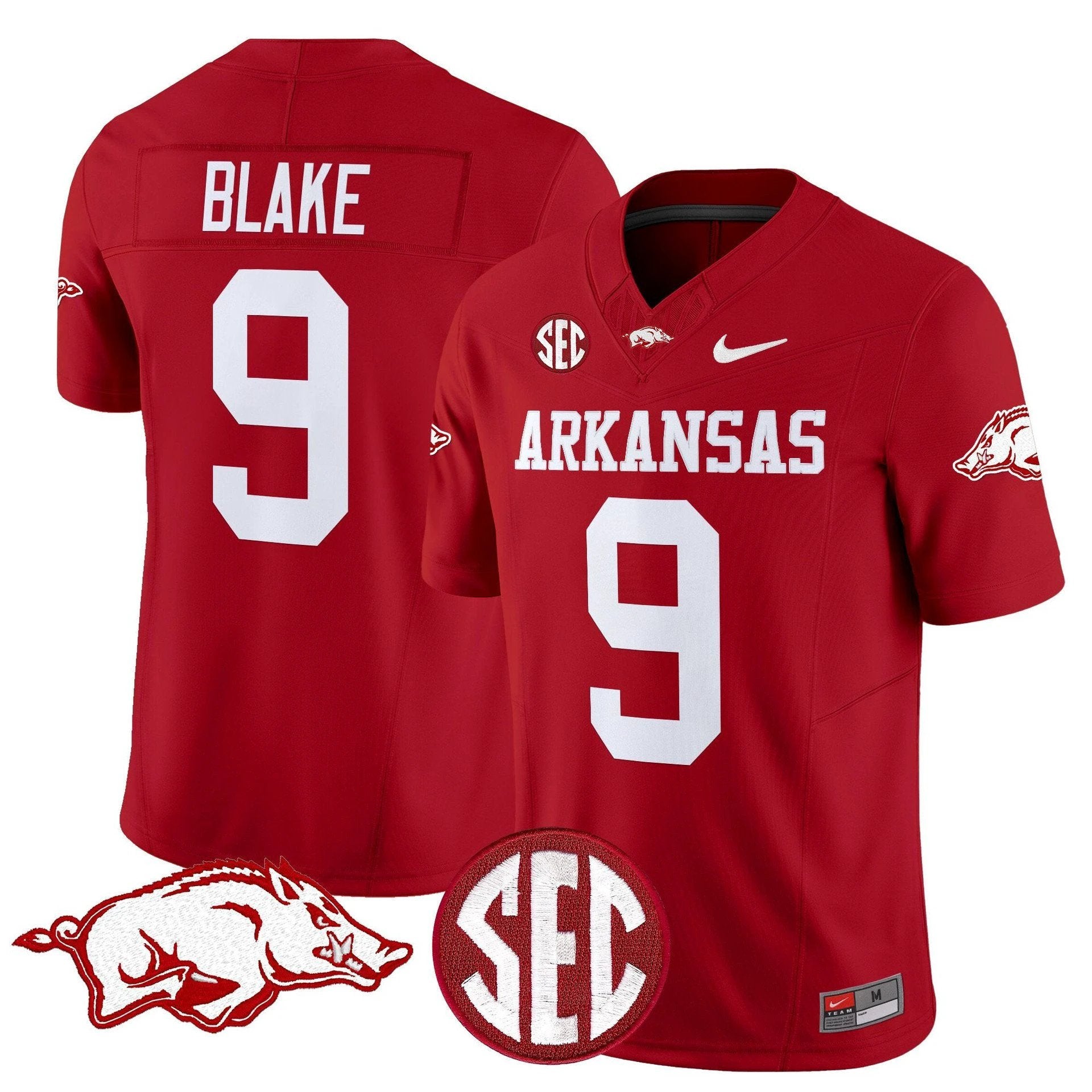 O'Mega Blake Jersey #9 Arkansas Razorbacks Limited Stitched Cardinal by My Store