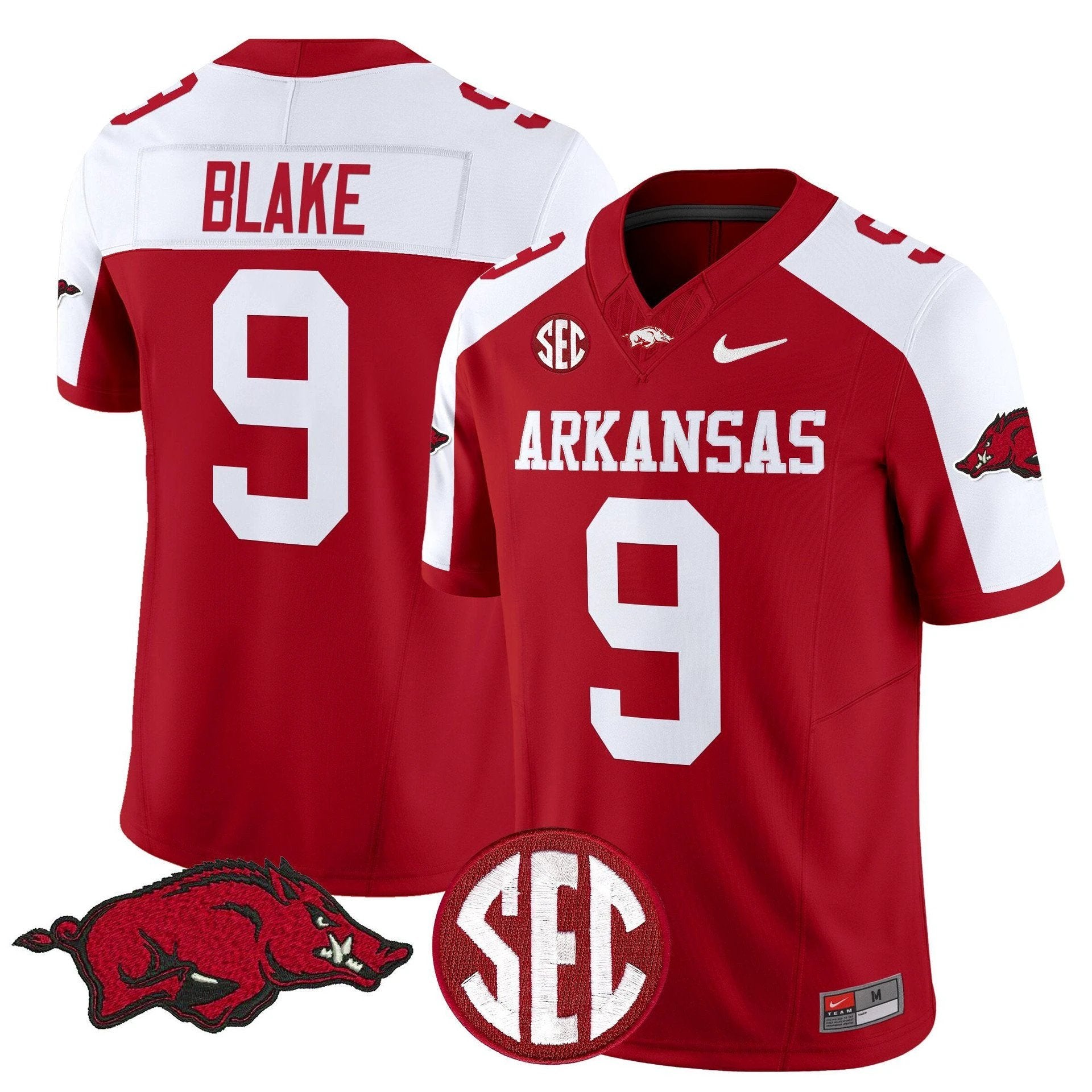O'Mega Blake Jersey #9 Arkansas Razorbacks Limited Stitched Cardinal Alter by My Store