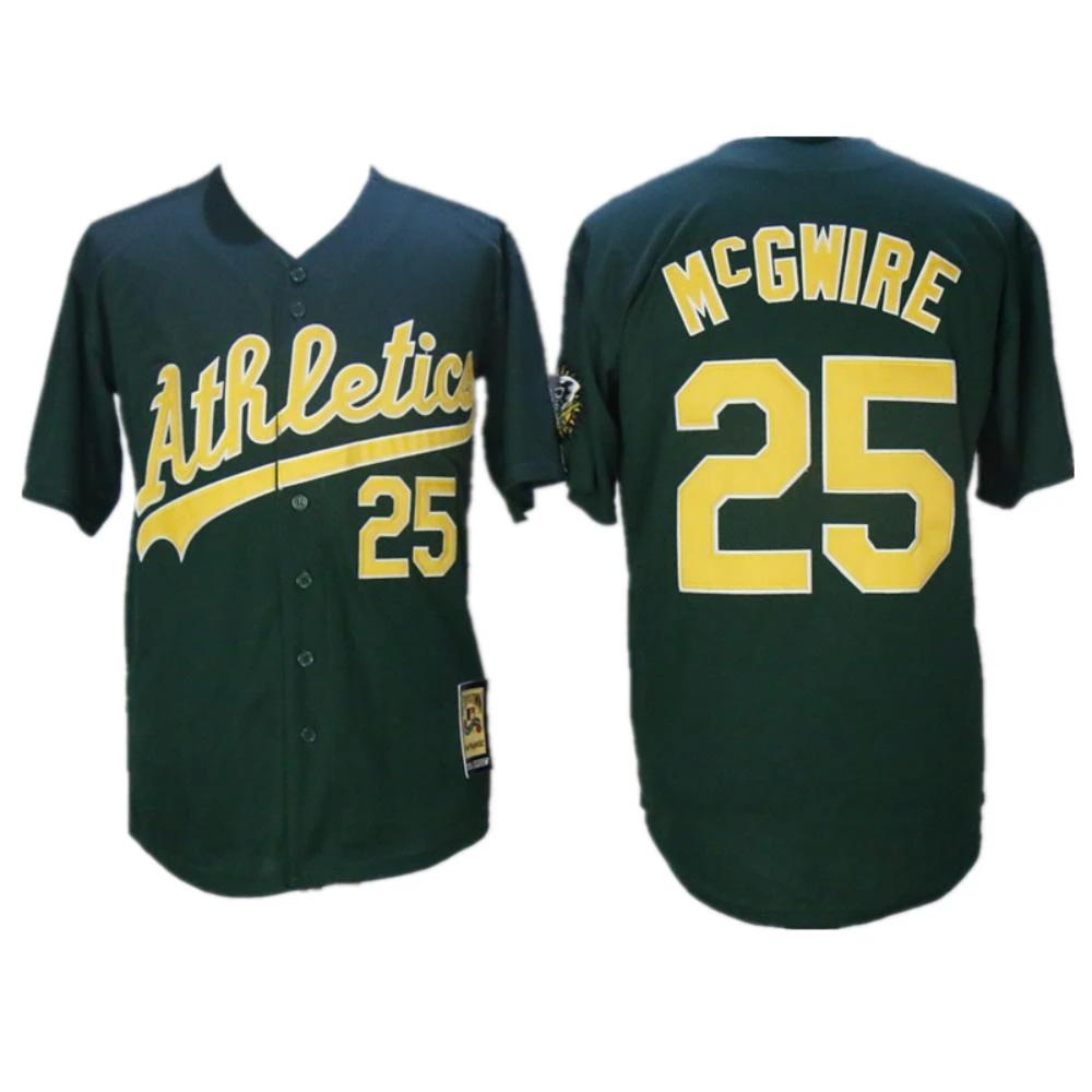 Oakland Athletics Mark McGwire Green Throwback Jersey by My Store