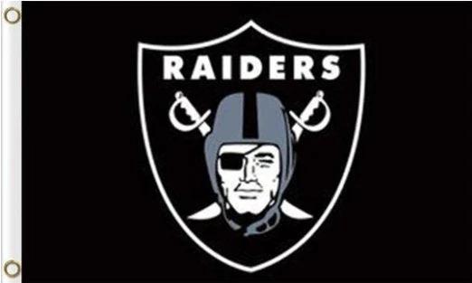 Oakland Raiders Sport Club Flag 3X5 Ft Polyester Banner USA 90x150cm by flagsjustdoit