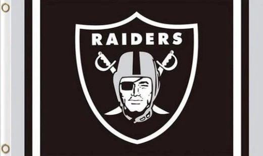 Oakland Raiders Team Flag 3X5 Ft Polyester Banner USA 90x150cm by flagsjustdoit