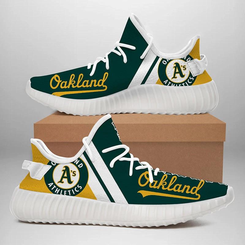 Oakland Athletics 350v Yeezy Sneakers For Men Women Fans by Crocs