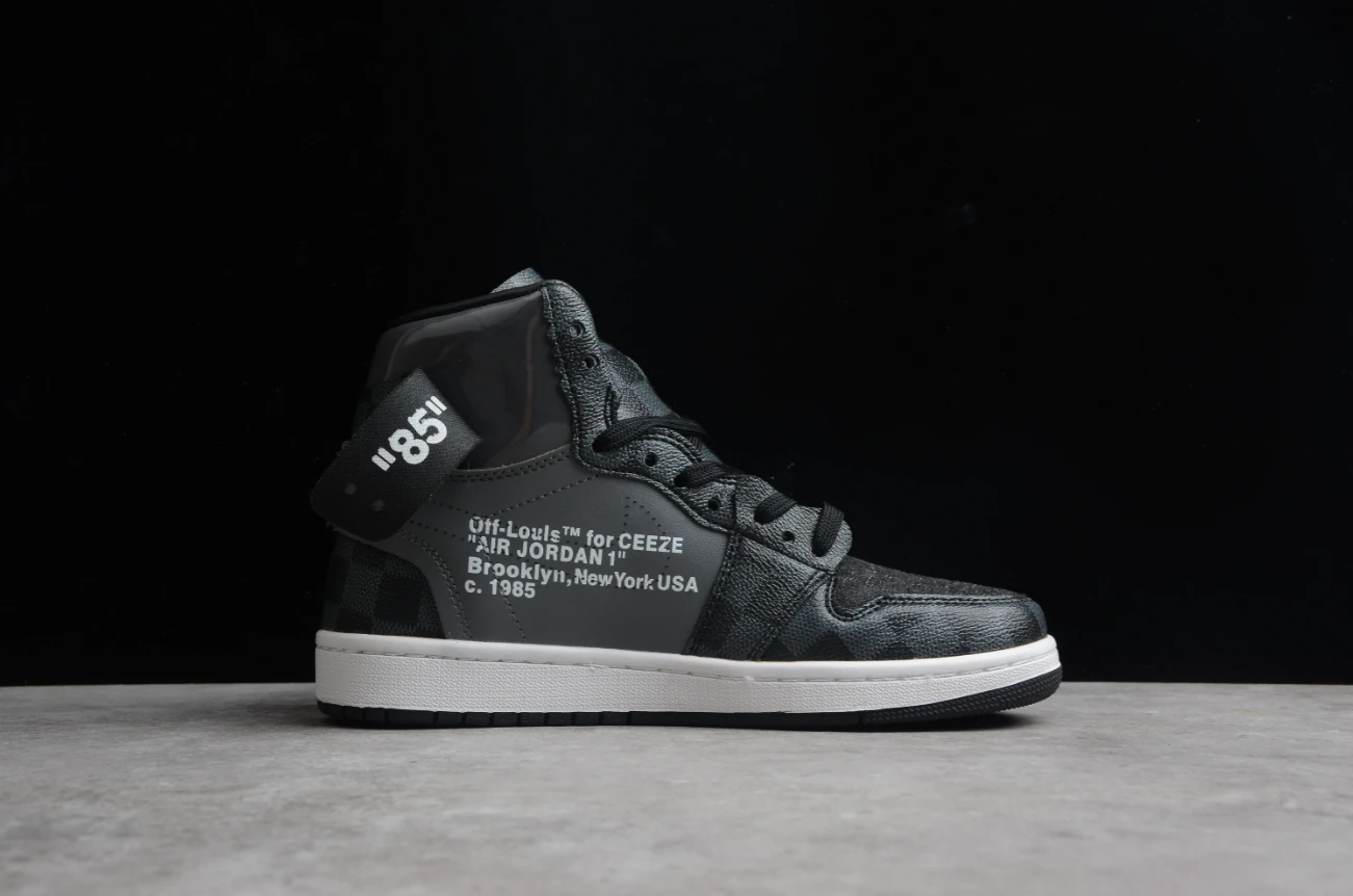 Off-White X Air Jordan 1 LV Black White by Air Jordan