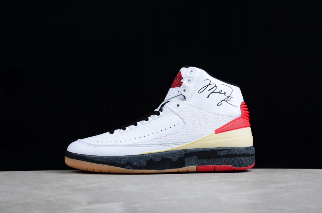 Off-White X Air Jordan 2 High White Varsity Red by Air Jordan