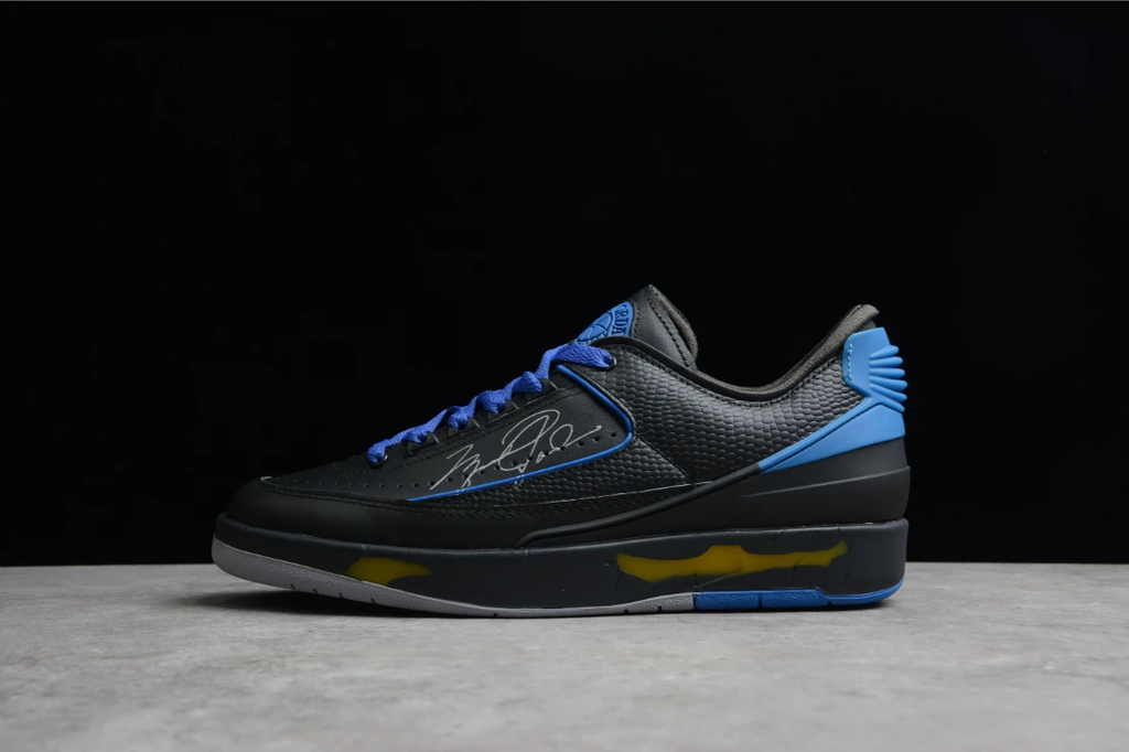 Off-White X Air Jordan 2 Retro Low SP Black Blue by Air Jordan