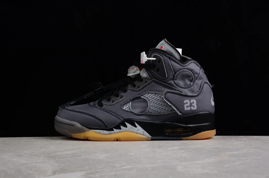 Off-White X Air Jordan 5 Black by Air Jordan