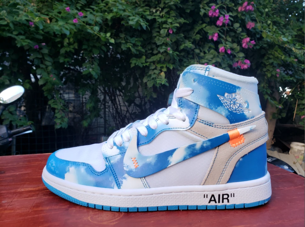 Off-White x Air Jordan 1 High Cloudy Sky by Air Jordan