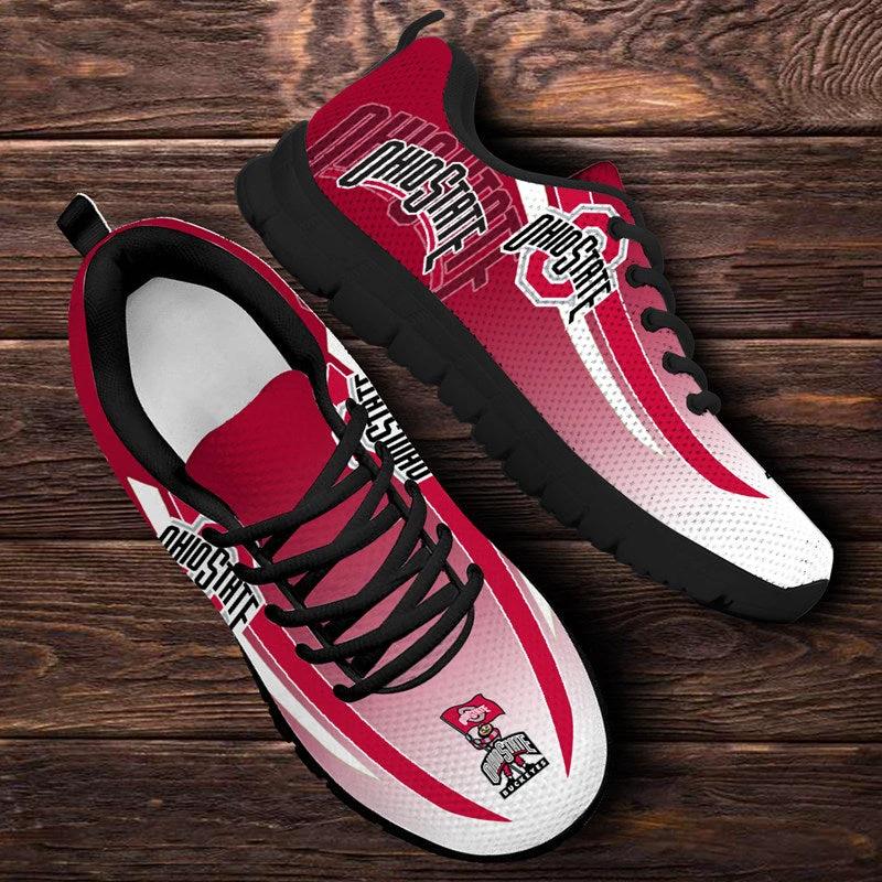 Ohio State Buckeyes Canvas Limited Sneaker Shoes For Men Women Fans by Crocs