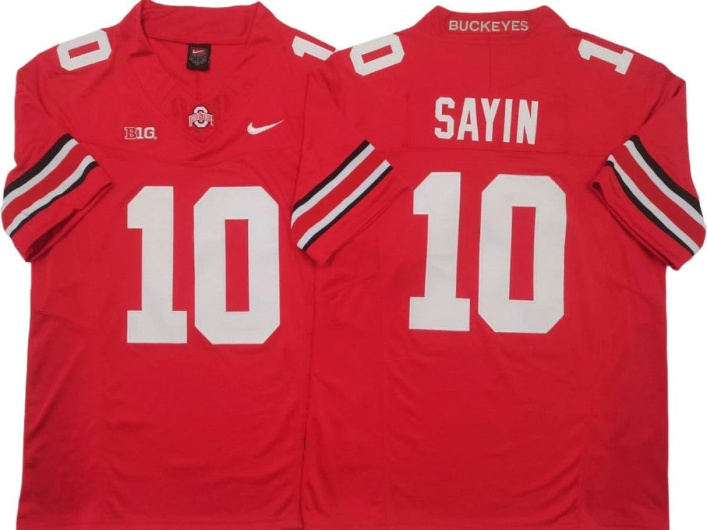 Ohio State Buckeyes #10 Julian Sayin Vapor F.U.S.E. Limited Jersey Red by My Store NCAA Football Jerseys