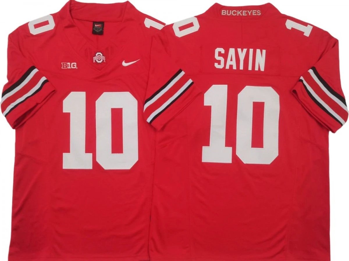 Ohio State Buckeyes #10 Julian Sayin Vapor F.U.S.E. Limited Jersey Red by My Store NCAA Football Jerseys
