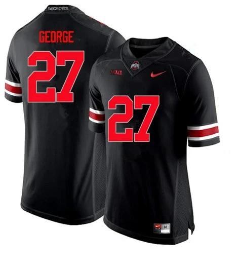 Ohio State Buckeyes #27 Eddie George NCAA College Football Black Jersey by My Store