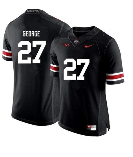 Ohio State Buckeyes #27 Eddie George NCAA College Football Jersey Black by My Store