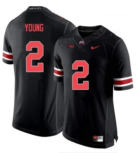 Ohio State Buckeyes #2 Chase Young NCAA College Football Black Jersey by My Store