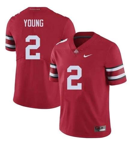 Ohio State Buckeyes #2 Chase Young NCAA College Football Jersey Red by My Store