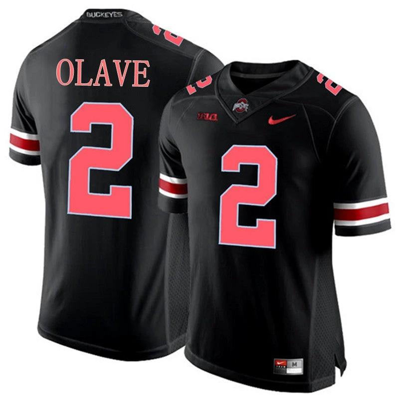 Ohio State Buckeyes #2 Chris Olave NCAA College Football Jersey Black by My Store