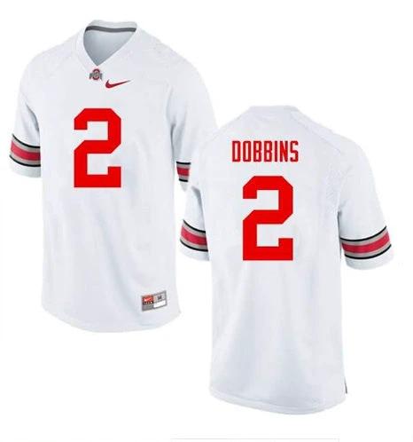 Ohio State Buckeyes #2 J.K. Dobbins NCAA College Football Jersey White by My Store