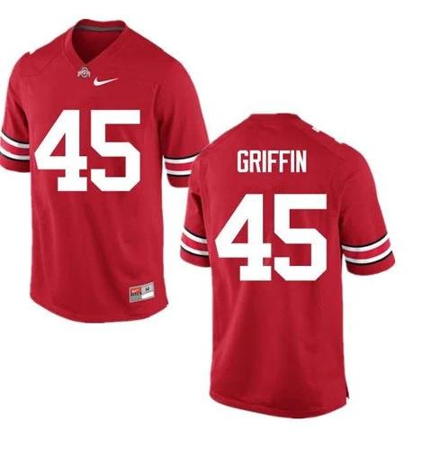 Ohio State Buckeyes #45 Archie Griffin NCAA College Football Jersey Red by My Store