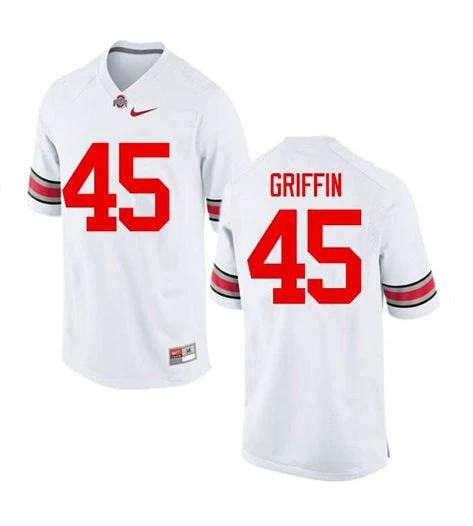 Ohio State Buckeyes #45 Archie Griffin NCAA College Football Jersey White by My Store