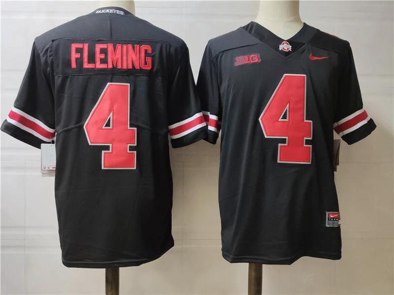 Ohio State Buckeyes #4 Fleming College Football Jersey by My Store