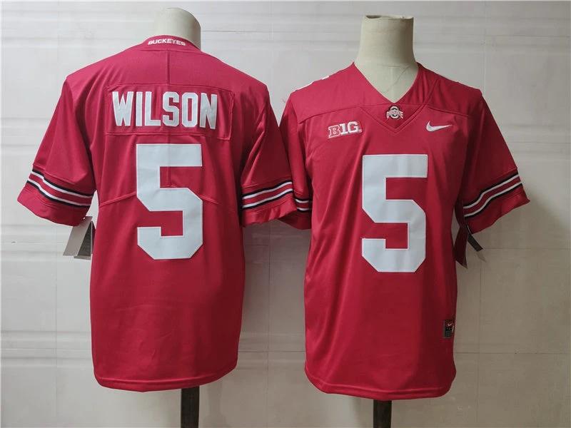 Ohio State Buckeyes #5 Wilson College Football Jersey Red by My Store