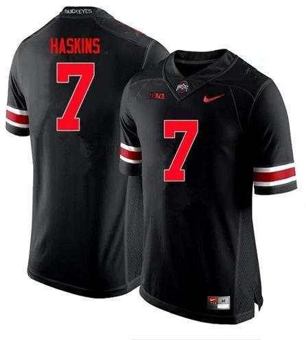 Ohio State Buckeyes #7 Dwayne Haskins NCAA College Football Black Jersey by My Store