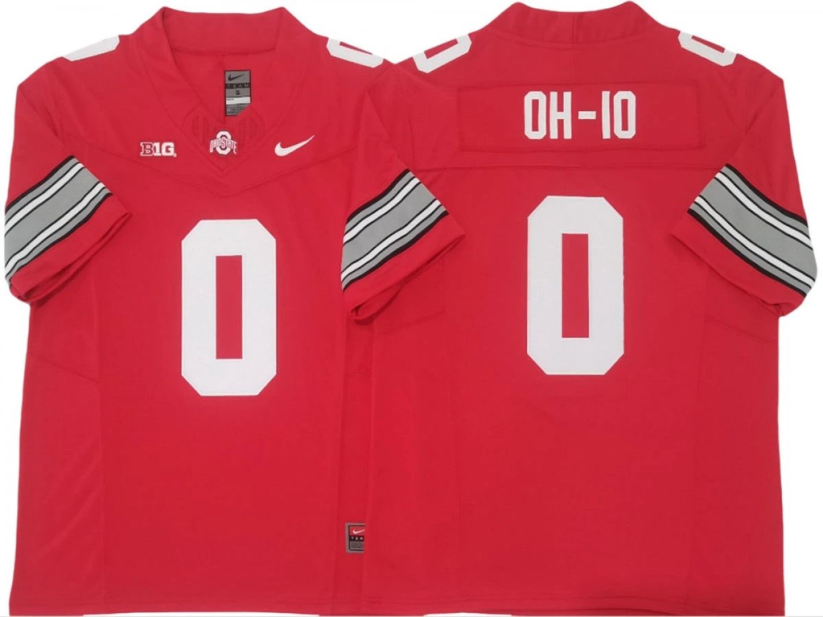 Ohio State Buckeyes #0 OH-IO Vapor F.U.S.E. Limited Jersey Stitched by My Store NCAA Football Jerseys