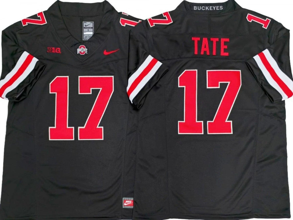 Ohio State Buckeyes #17 Carnell Tate Vapor F.U.S.E. Limited Jersey by My Store NCAA Football Jerseys