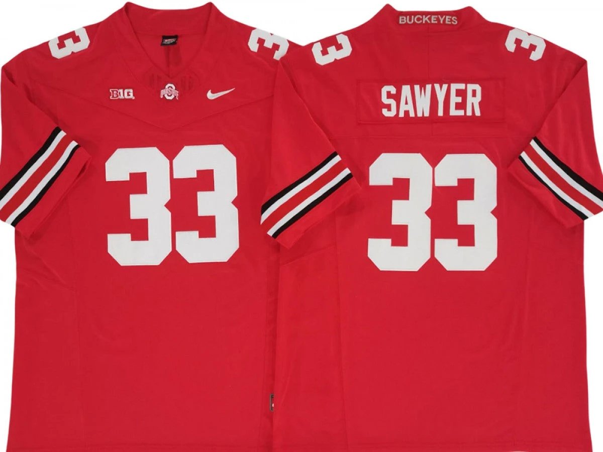 Ohio State Buckeyes #33 Jack Sawyer Vapor F.U.S.E. Limited Jersey by My Store NCAA Football Jerseys