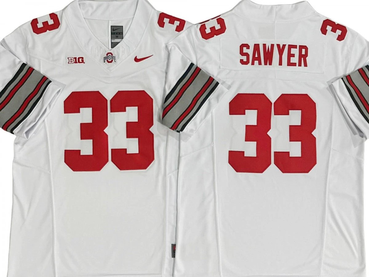 Ohio State Buckeyes #33 Jack Sawyer Vapor F.U.S.E. Limited Jersey by My Store NCAA Football Jerseys
