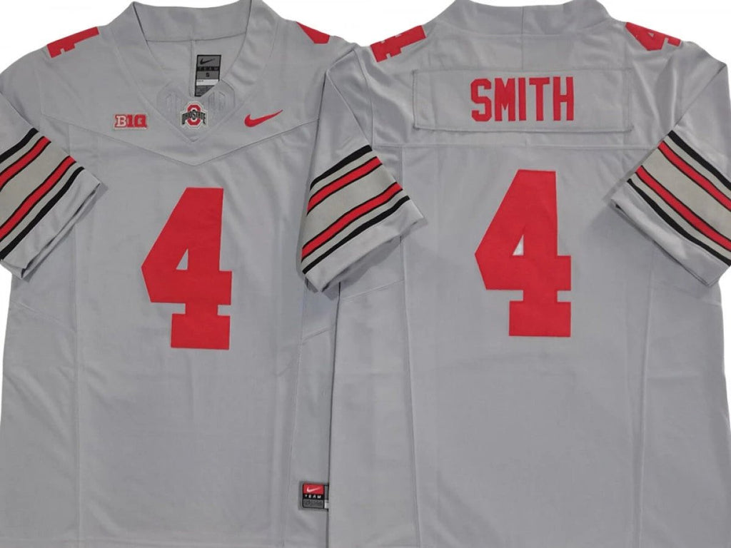 Ohio State Buckeyes #4 Vapor F.U.S.E. Limited Jersey - Jeremiah Smith Stitched by My Store NCAA Football Jerseys
