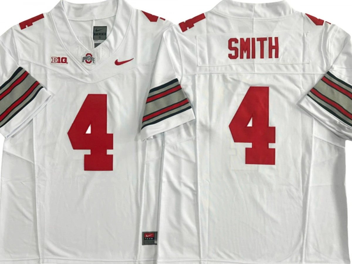 Ohio State Buckeyes #4 Vapor F.U.S.E. Limited Jersey - Jeremiah Smith Stitched by My Store NCAA Football Jerseys