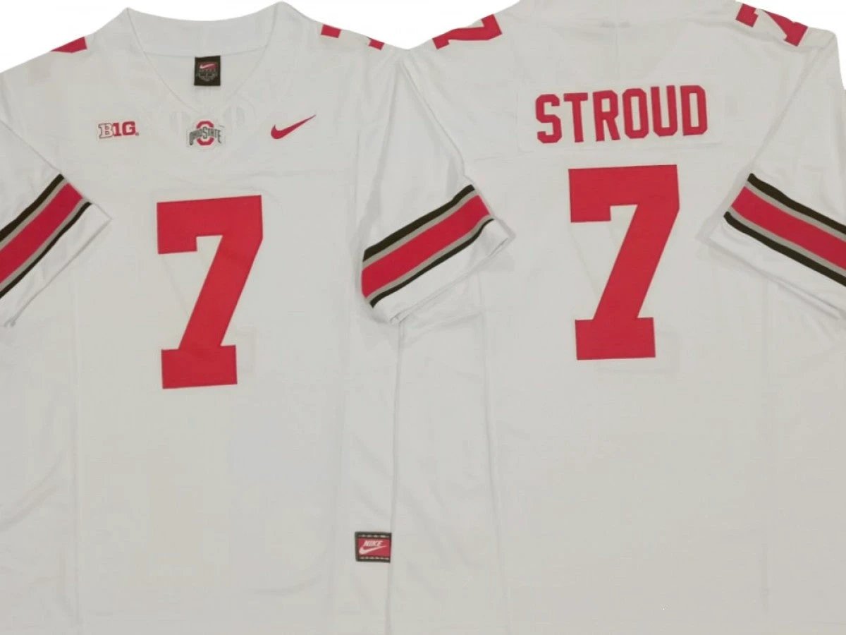 Ohio State Buckeyes #7 C.J. Stroud Vapor F.U.S.E. Limited Jersey Stitched by My Store NCAA Football Jerseys