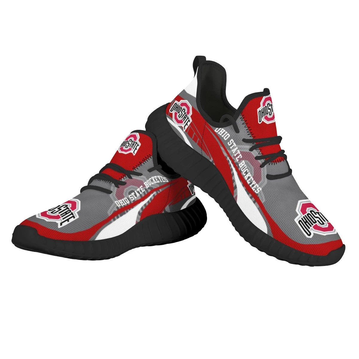 Ohio State Buckeyes NCAA Sneaker Shoes Hot Team For Men Women Fans by Crocs