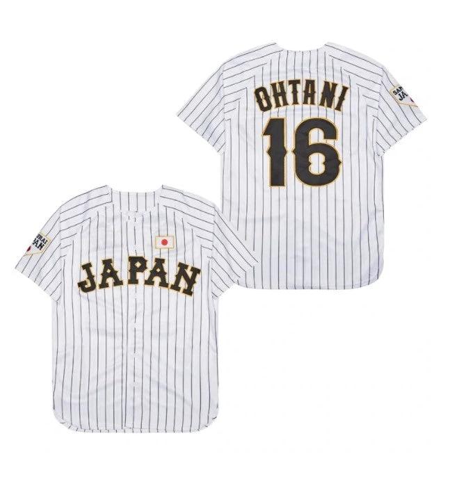 Ohtani Japan National Team Baseball Jersey White by My Store