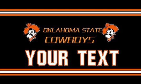 Oklahoma Cowboys banner ,NCAA Oklahoma State University flag,90*150CM, 100% polyester 3x5ft by flagsshop