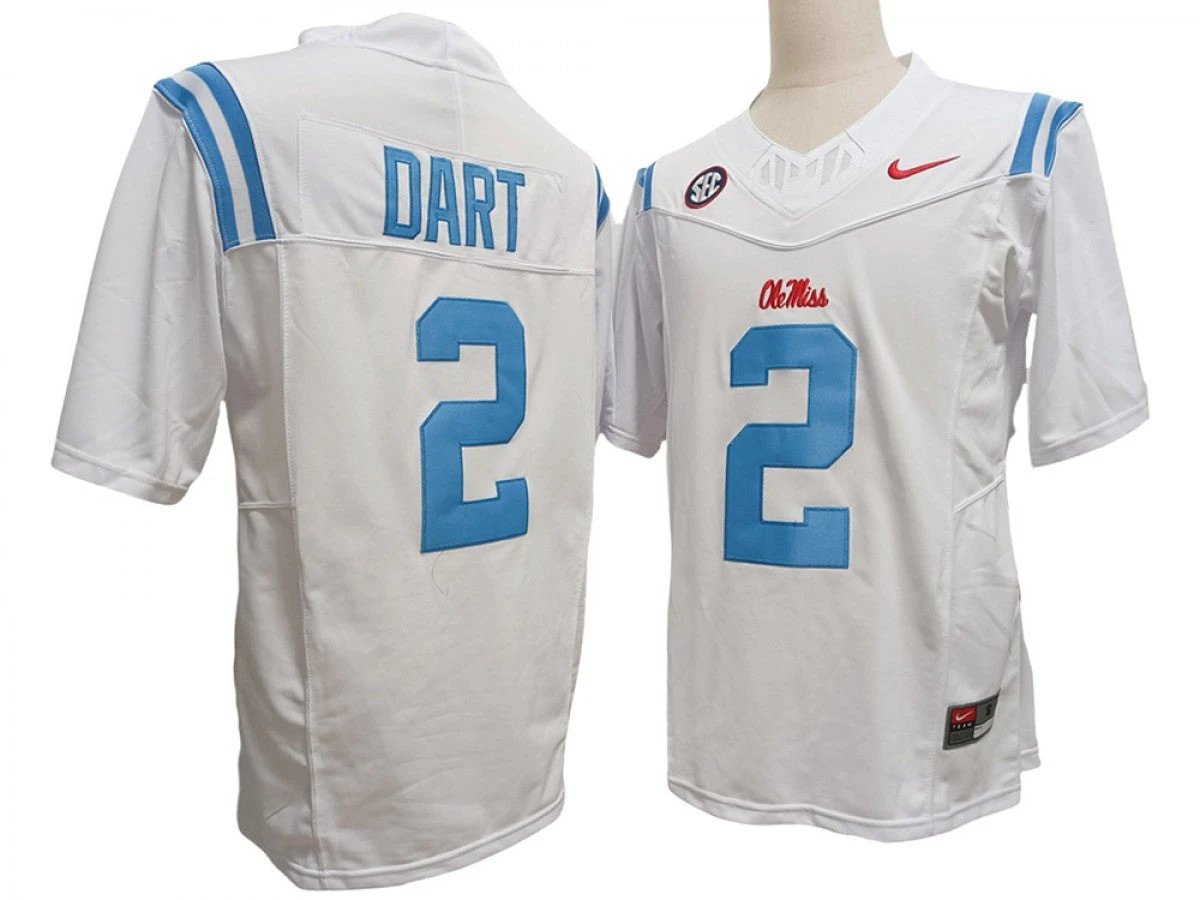 Ole Miss Rebels #2 Jaxson Dart Vapor F.U.S.E. Limited Jersey by My Store NCAA Football Jerseys