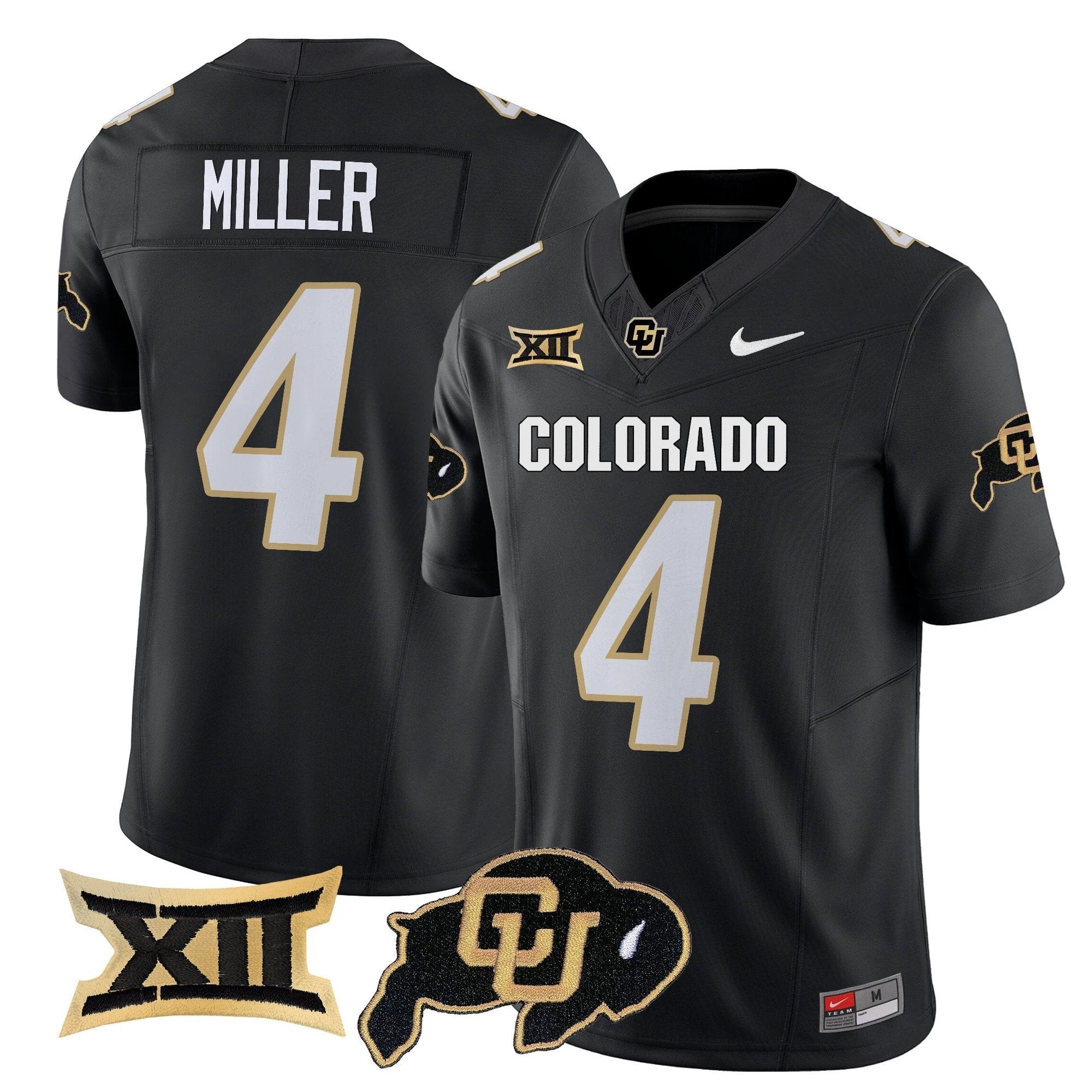 Omarion Miller Jersey #4 Colorado Buffaloes 2025 Limited Stitched by My Store NCAA Football Jerseys