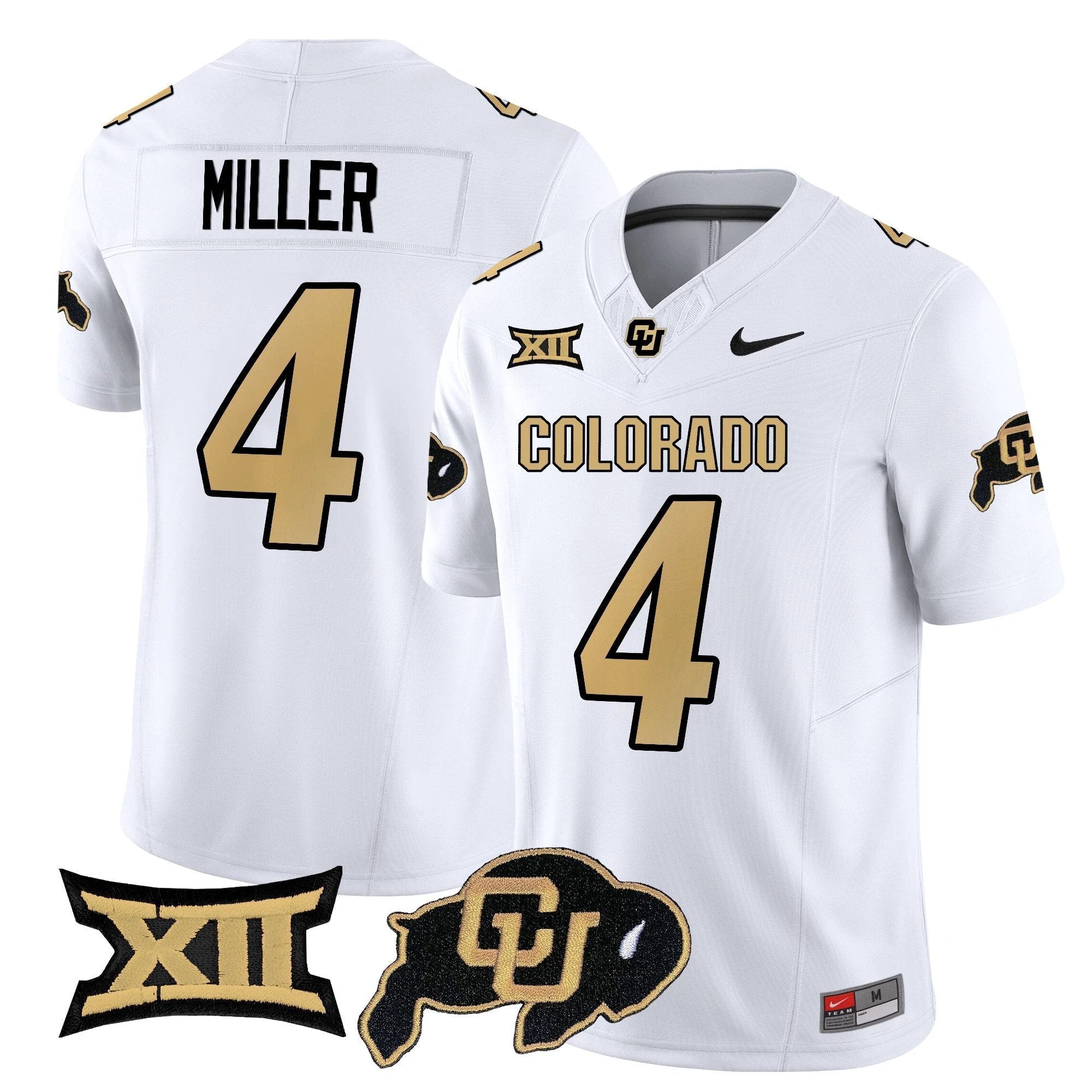 Omarion Miller Jersey #4 Colorado Buffaloes 2025 Limited Stitched by My Store NCAA Football Jerseys
