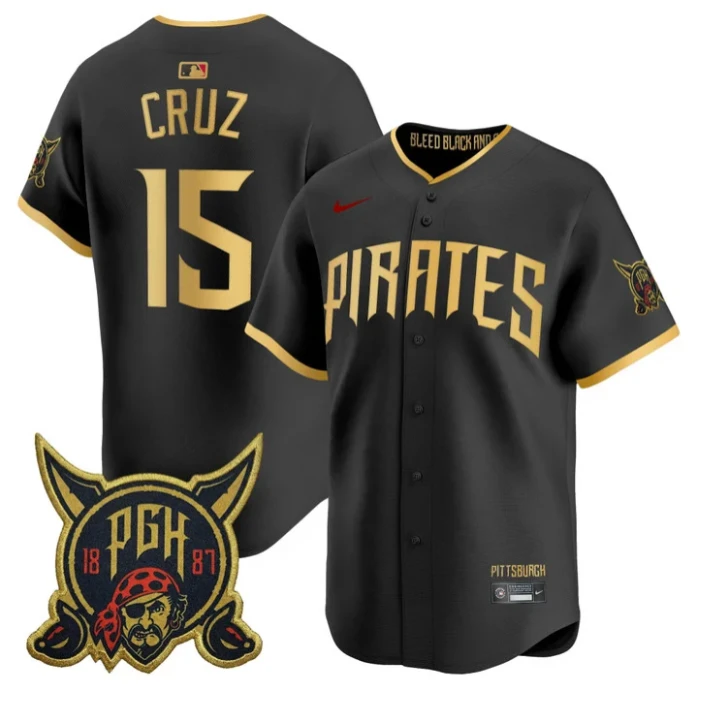 Oneil Cruz Jersey #15 Pittsburgh Pirates 2026 City Connect Stitched by My Store