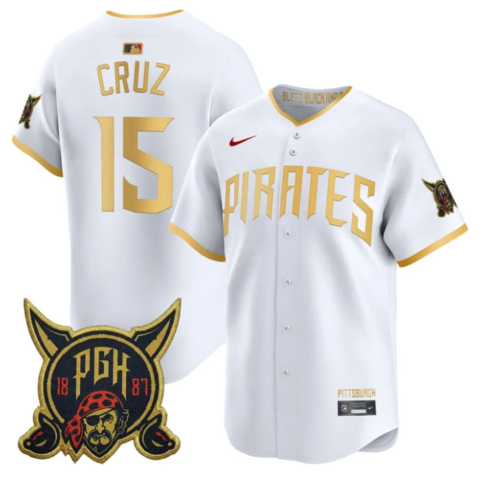Oneil Cruz Jersey #15 Pittsburgh Pirates 2026 City Connect Stitched by My Store