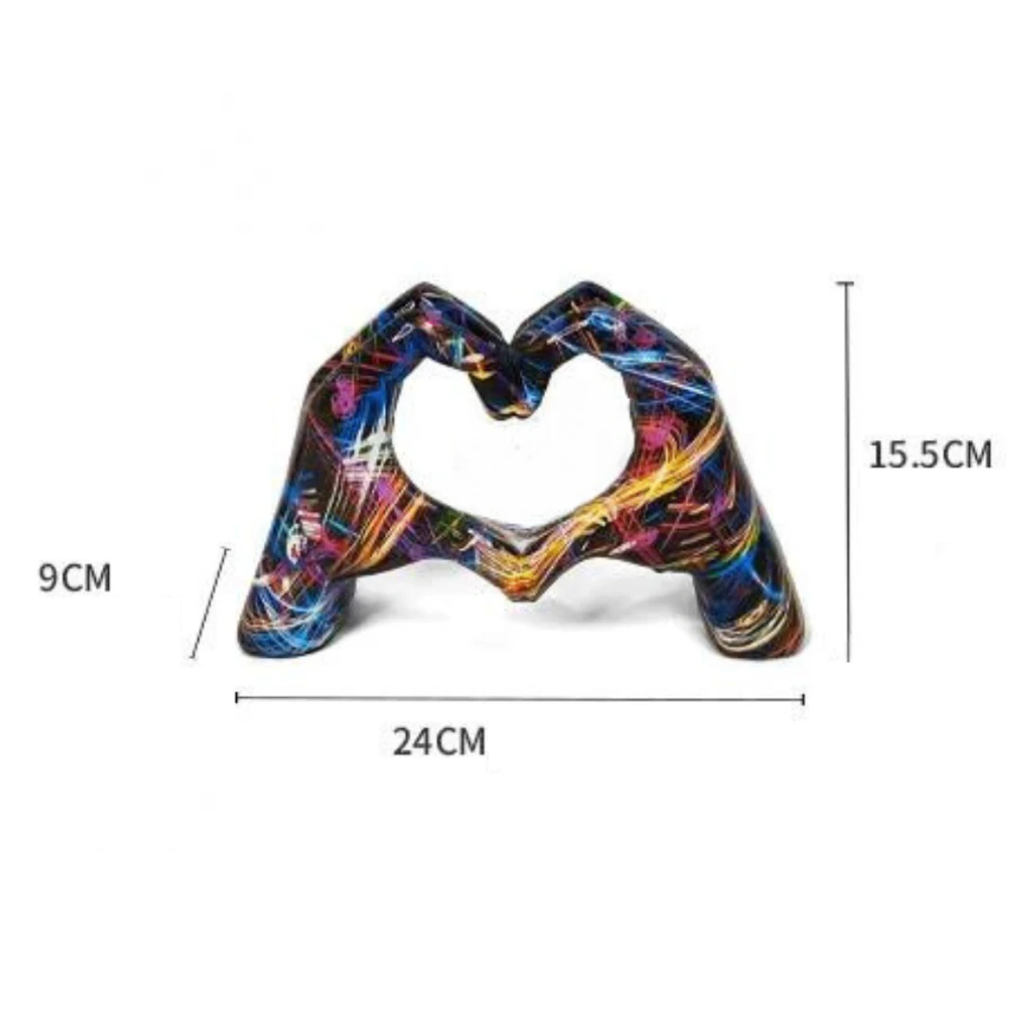 Elegant - Heart Gesture Hand Sculpture Bowlift by Bowlift