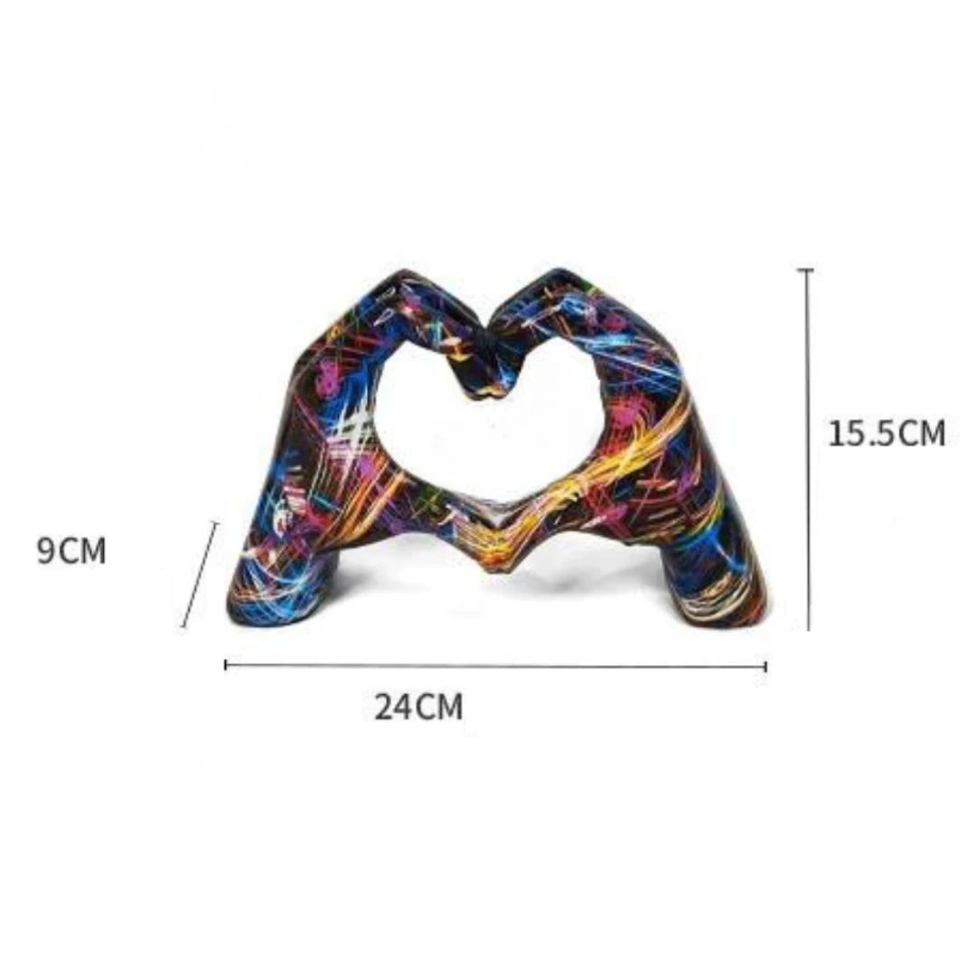 Elegant - Heart Gesture Hand Sculpture Bowlift by Bowlift