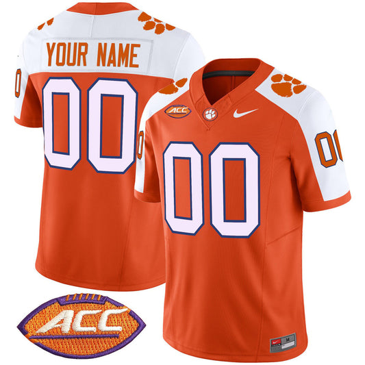 Custom Clemson Tigers Jersey Name, Number 2025 Vapor Limited Stitched Orange Alter by My Store NCAA Football Jerseys