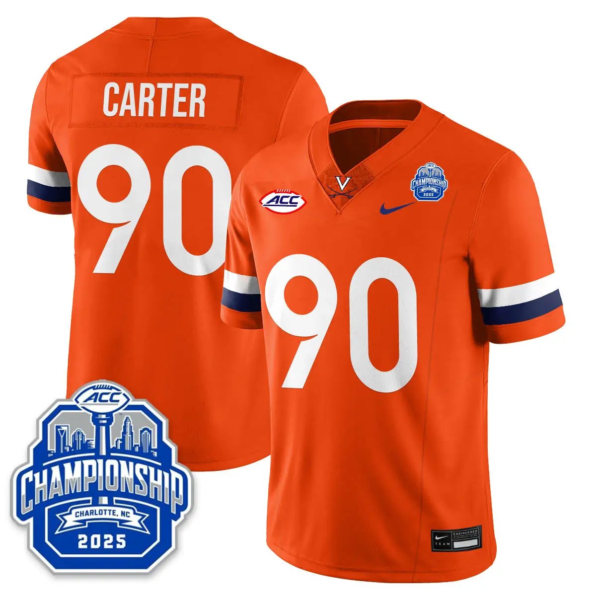 Virginia Football ACC Championship Vapor Limited Jersey by virginia cavaliers