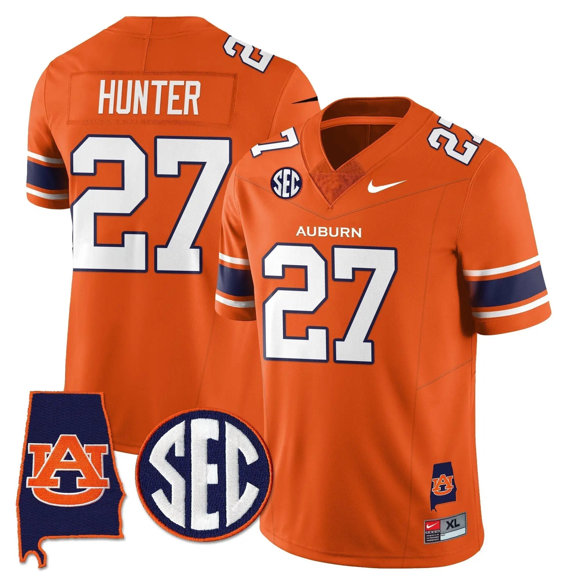 AT 2025 Alabama Patch Vapor Limited Jersey by Auburn Tigers