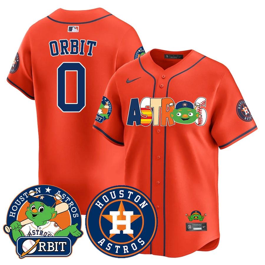 Houston Astros Orbit Vapor Premier Jersey - All Stitched by Houston Astros